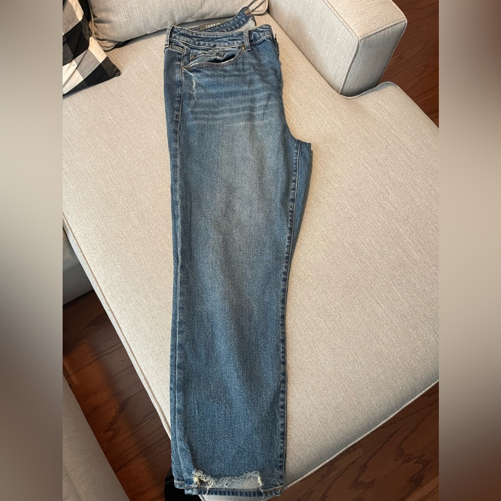 Torrid High Rise Straight Jeans